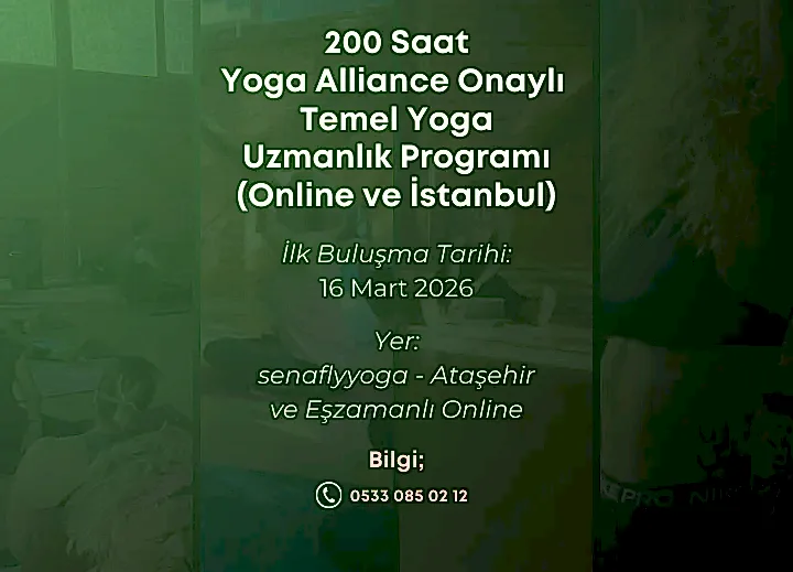 Yoga Eğitmenliği Eğitimi – İstanbul / Ataşehir